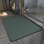 Bath Mat Quick-Drying Polyester Non-Slip Underside