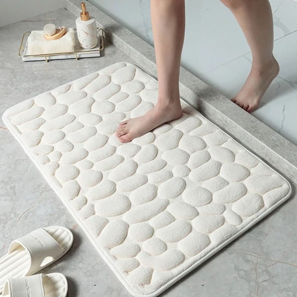 Bath Mat Soft Microfiber Fast-Absorbing Non-Slip & Machine-Washable