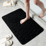 Bath Mat Soft Microfiber Fast-Absorbing Non-Slip & Machine-Washable