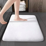 Bath Mat Super Absorbent Coral Velvet Non-Slip Backing