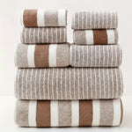 Bath Towel Set Microfiber Quick-Drying Absorbent 8-Piece
