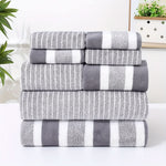 Bath Towel Set Microfiber Quick-Drying Absorbent 8-Piece
