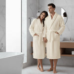 Bathrobe Soft Coral Fleece Belt & Side Pockets