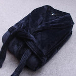 Bathrobe Soft Coral Fleece Belt & Side Pockets