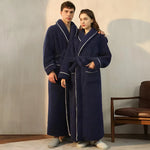 Bathrobe Soft Fleece Cozy Warmth For Home Relaxation