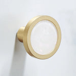 Bathroom Accessories Set Glossy Gold Finish Corrosion Resistant