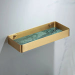 Bathroom Accessories Set Glossy Gold Finish Corrosion Resistant