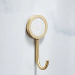 Bathroom Accessories Set Glossy Gold Finish Corrosion Resistant