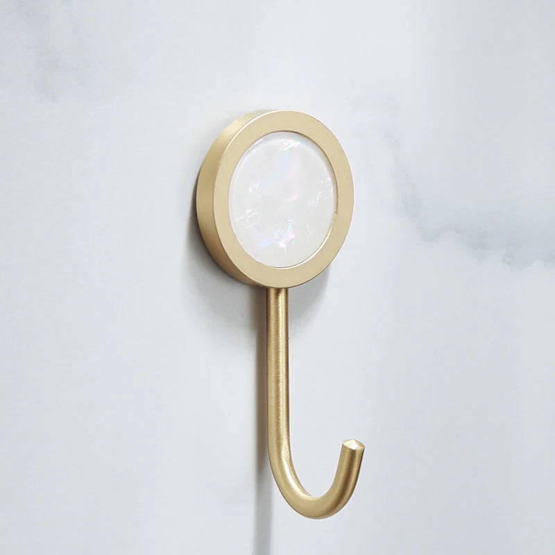 Bathroom Accessories Set Glossy Gold Finish Corrosion Resistant