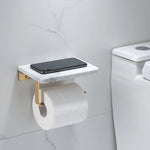 Bathroom Accessories Set Glossy Gold Finish Corrosion Resistant