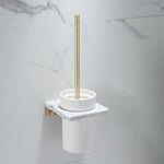 Bathroom Accessories Set Gold Marble Finish & Rust Resistant