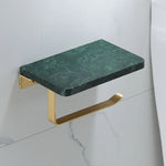 Bathroom Accessories Set Gold Marble Finish & Rust Resistant