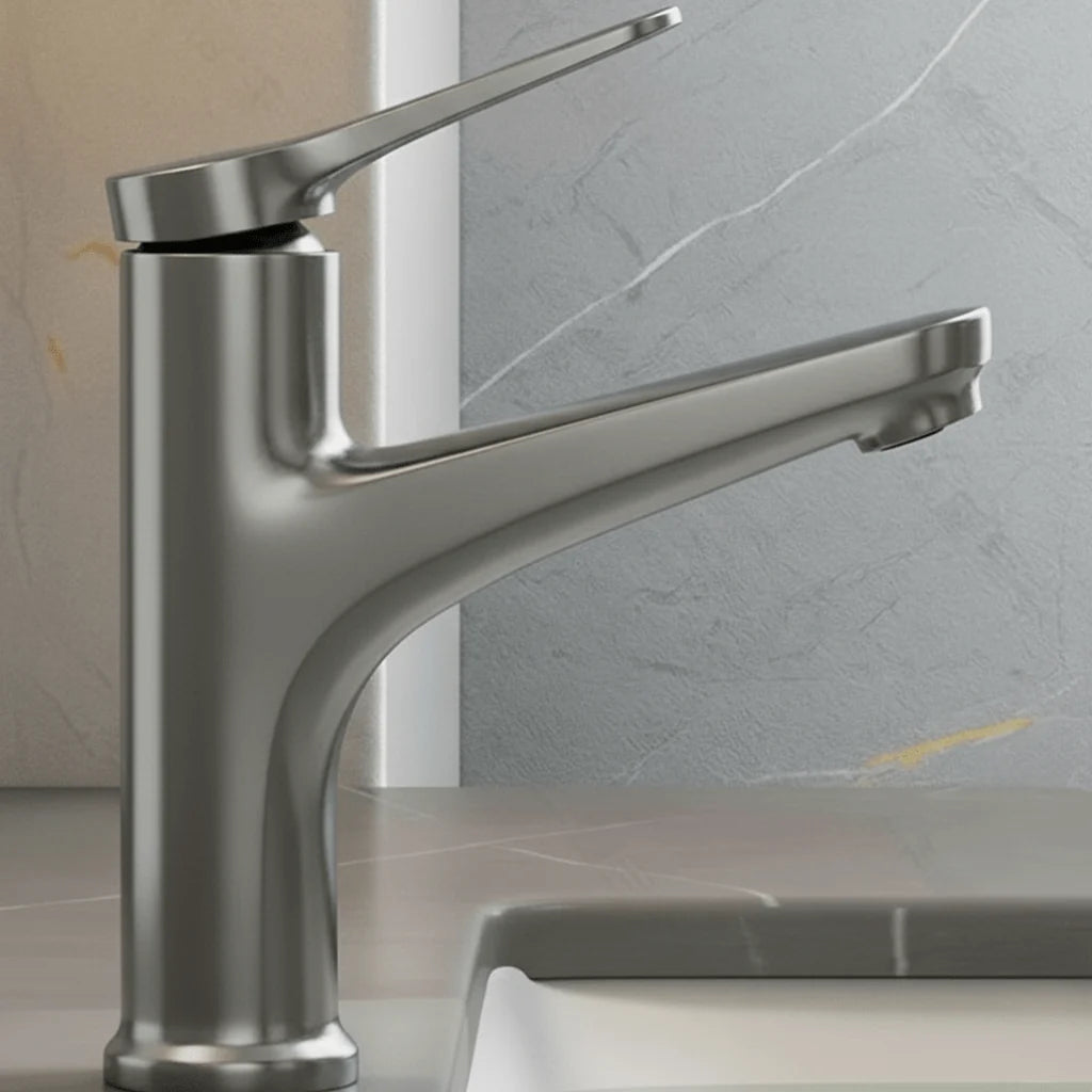 Bathroom Faucet Copper Pull-Out Hose Ergonomic Handle