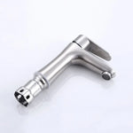 Bathroom Faucet Copper Single-Handle Low Arc