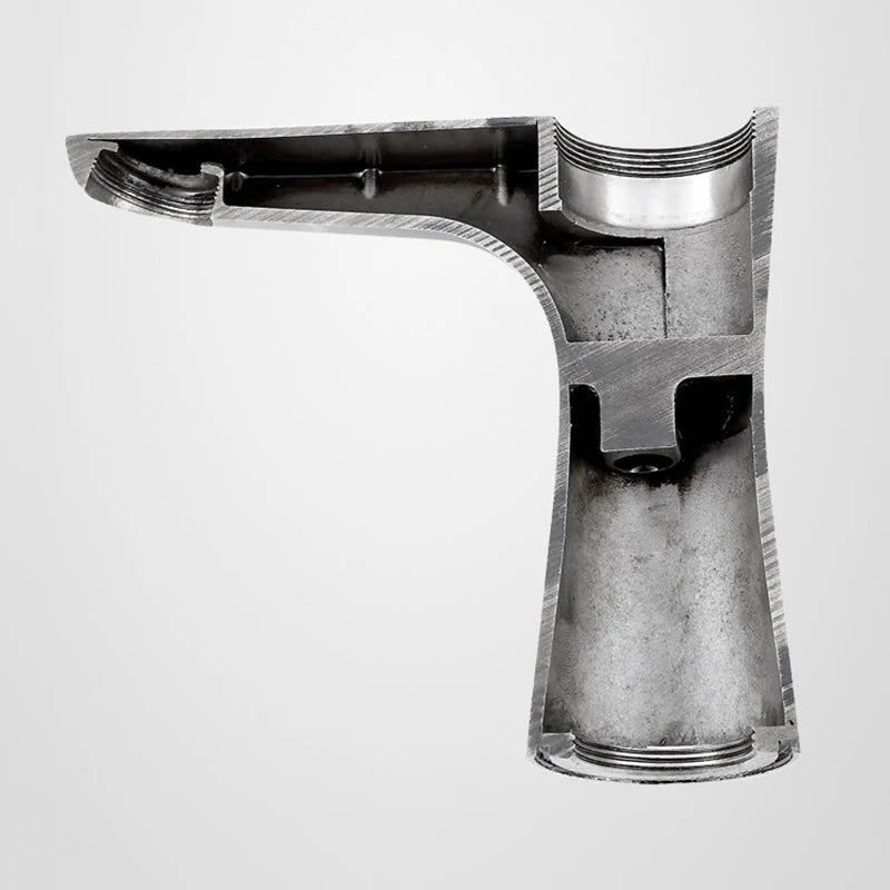 Bathroom Faucet Copper Single-Handle Low Arc