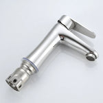 Bathroom Faucet Copper Single-Handle Low Arc