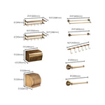 Bathroom Hardware Set Brass Rust-Resistant