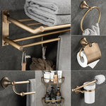 Bathroom Hardware Set Brass Rust-Resistant