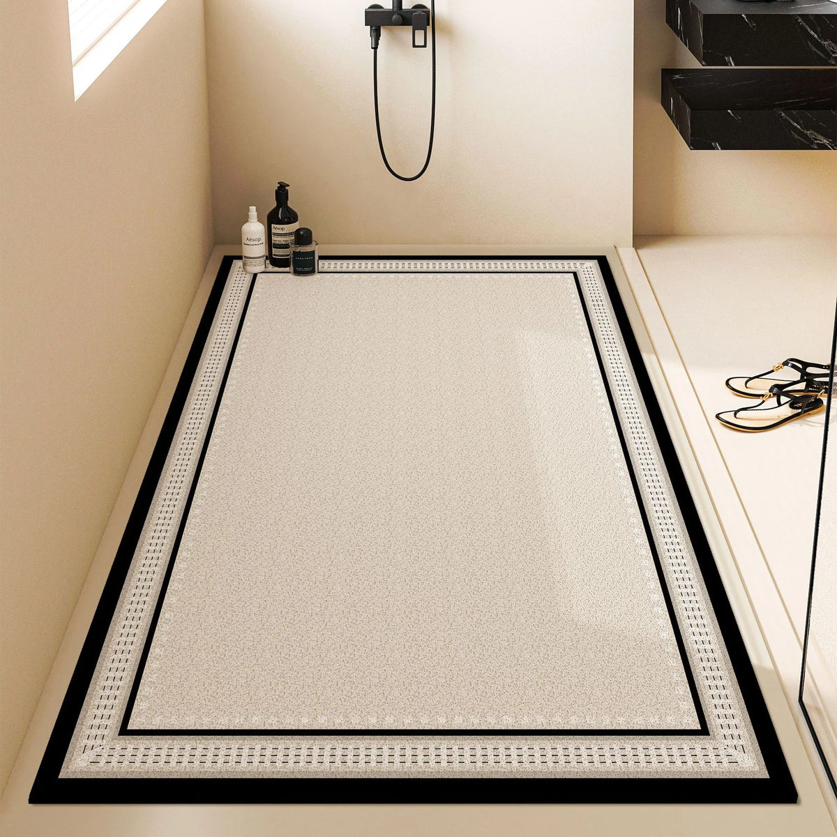Bathroom Mat Absorbent Non-Slip Machine Washable