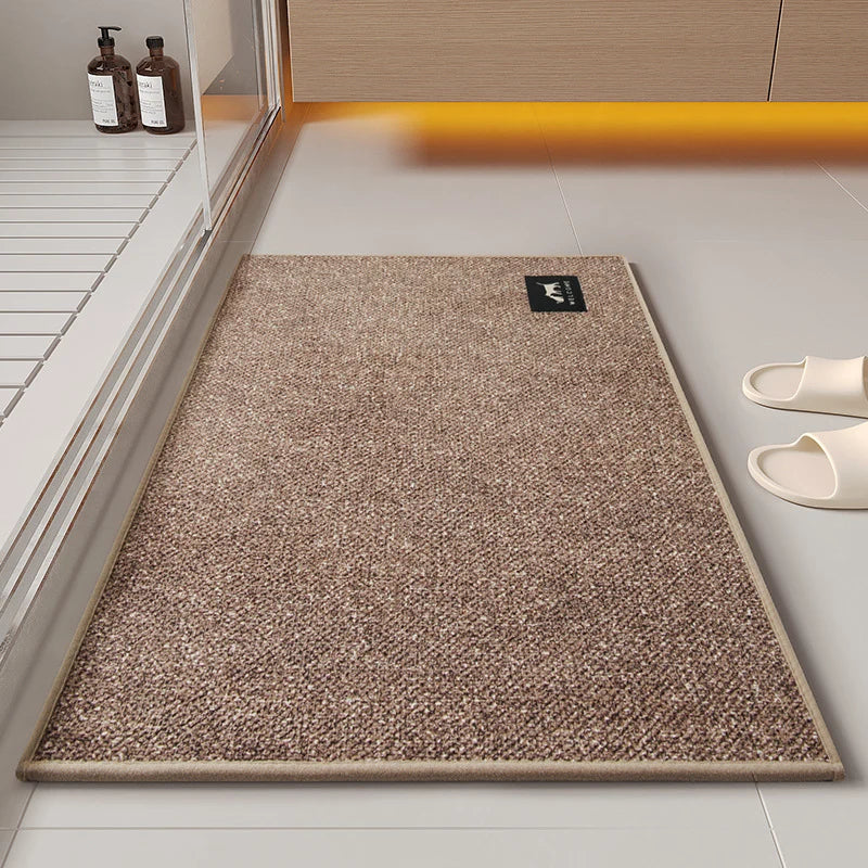 Bathroom Mat Plush Non-Slip Machine-Washable