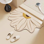 Bathroom Mat Plush Non-Slip Machine Washable