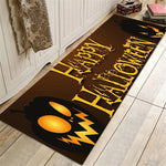 Bathroom Rug Halloween Design Non-Slip Absorbent Machine-Washable