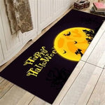 Bathroom Rug Halloween Design Non-Slip Absorbent Machine-Washable