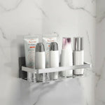Bathroom Shelf Adhesive Drill-Free Stainless Steel & ABS Plastic