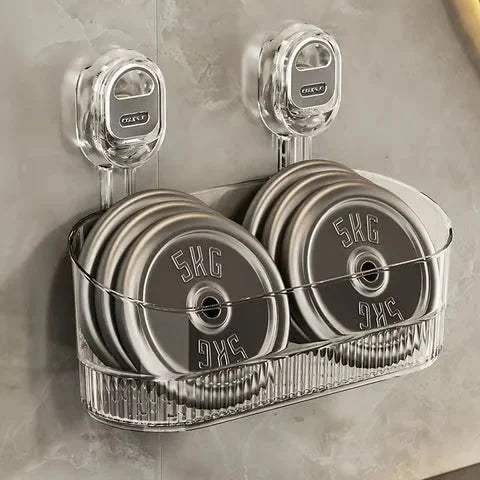 Bathroom Shelf No-Drill Suction Cup Repositionable