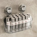 Bathroom Shelf No-Drill Suction Cup Repositionable
