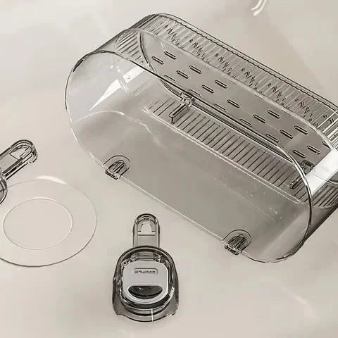 Bathroom Shelf No-Drill Suction Cup Repositionable