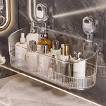 Bathroom Shelf No-Drill Suction Cup Repositionable