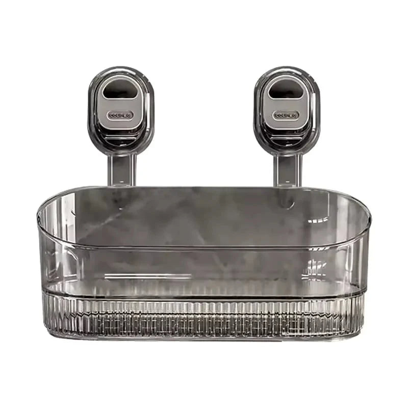 Bathroom Shelf No-Drill Suction Cup Repositionable