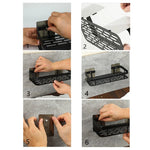 Bathroom Shelf Suction Mount Tool-Free Rust-Resistant Metal