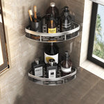 Bathroom Shelf Suction Mount Tool-Free Rust-Resistant Metal