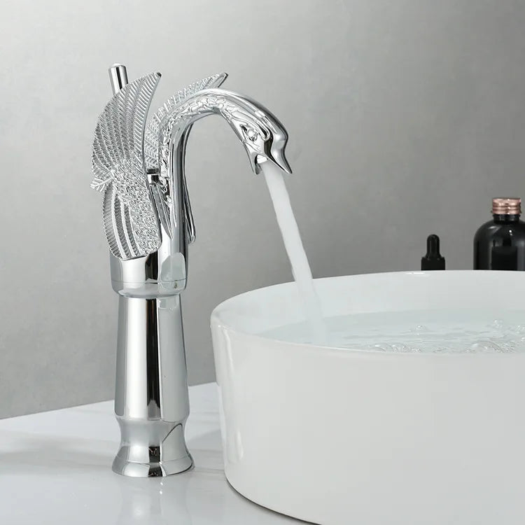 Bathroom Sink Faucet Single-Handle Ceramic Disc Single-Hole