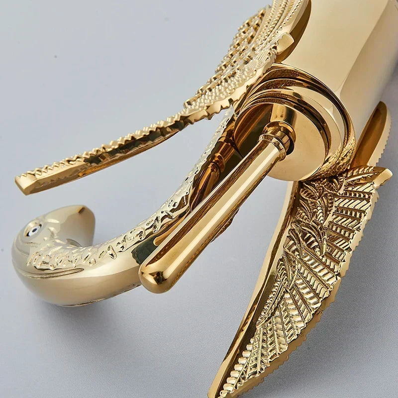Bathroom Sink Faucet Single-Handle Ceramic Disc Single-Hole