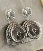 Bathroom Storage Organizer Suction Cup Mount Water-Resistant ABS