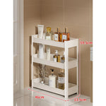 Bathroom Storage Shelf Slim 3-Tier Freestanding Organizer