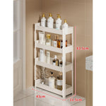 Bathroom Storage Shelf Slim 3-Tier Tool-Free