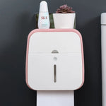 Bathroom Tissue Organizer No-Drill Phone Slot & Drawer
