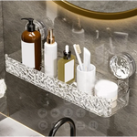Bathroom Wall Organizer No-Drill Suction Cup