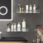 Bathroom Wall Organizer No-Drill Suction Cup