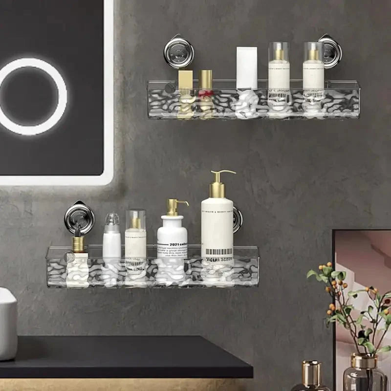 Bathroom Wall Organizer No-Drill Suction Cup