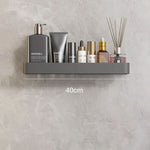 Bathroom Wall Shelf Drill-Free Water-Resistant Towel Holder Option