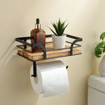 Bathroom Wall Shelf Wrought Iron Open Design