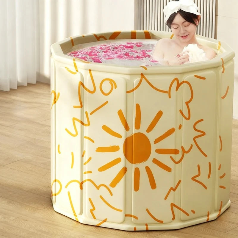 Bathtub Foldable PVC Space-Saving Portable