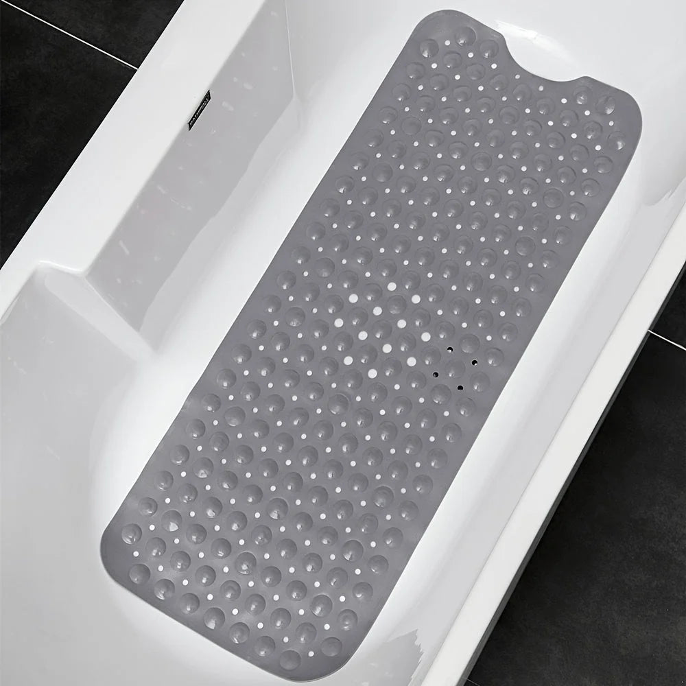 Bathtub Mat Non-Slip Suction Cups Quick-Drain Design