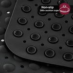 Bathtub Mat Non-Slip Suction Cups Quick-Drain Design