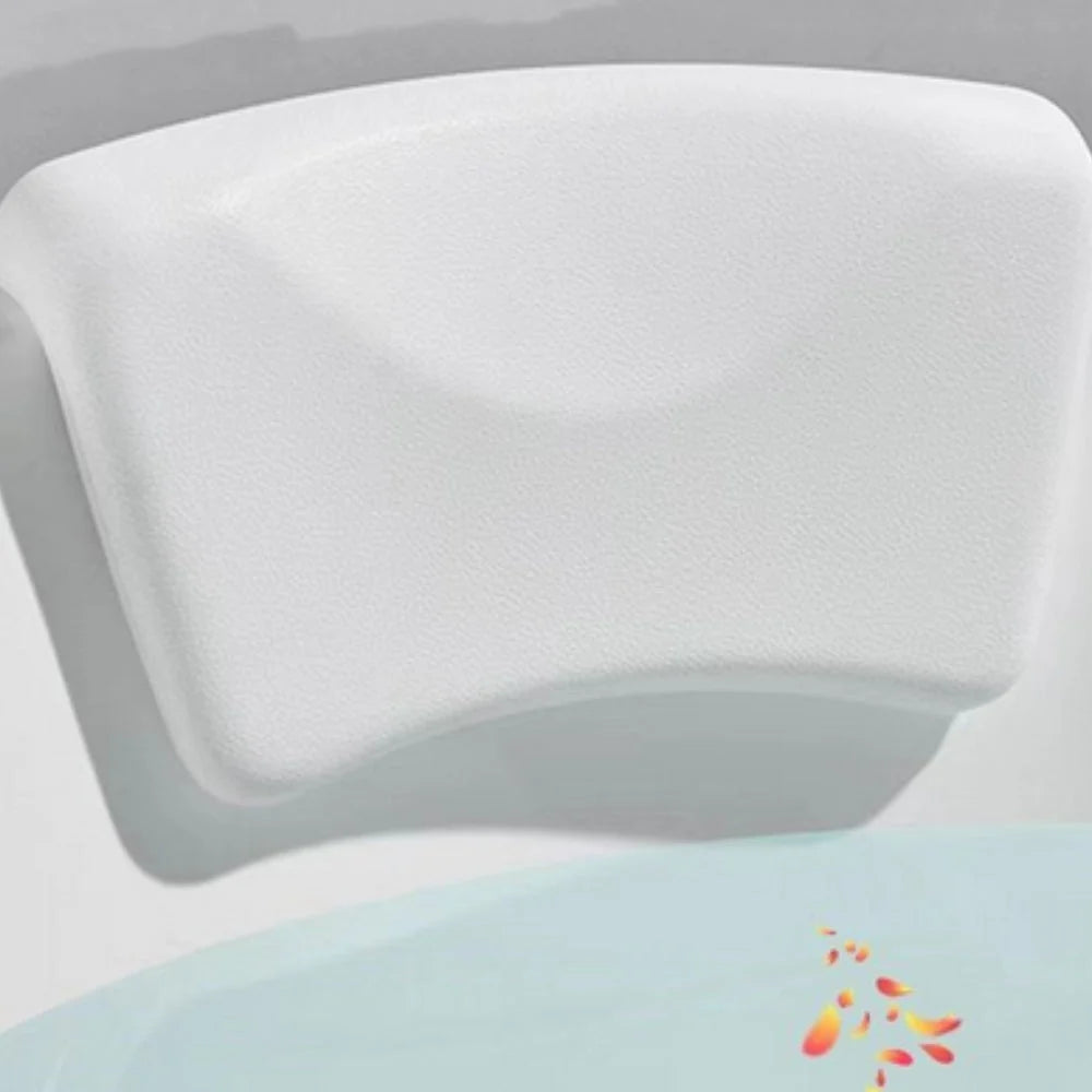 Bathtub Pillow Ergonomic Neck Support Non-Slip Quick-Dry